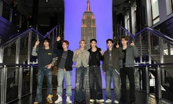 오렌지빛으로 물든 엠파이어 스테이트…라이즈 "꿈이 떠올라"