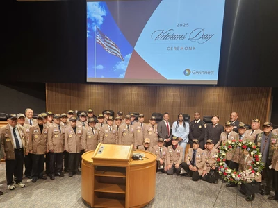 월남참전자회 귀넷 '베테랑스 데이 기념식' 참석