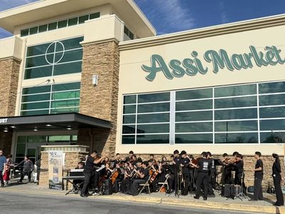 실로암유스 오케스트 첫 버스킹 공연