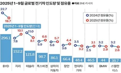 전기차 톱 8에 중국기업 5곳… “한국차 상품성 높여야”
