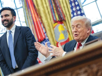 ‘극과 극’ 트럼프·맘다니… 백악관 회동 뜻밖에 ‘화기애애’