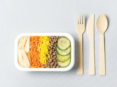 대한항공, 친환경 기내식 용기 도입