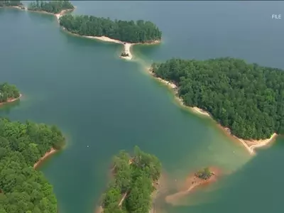 사라지는 레이크 레이니어 섬들