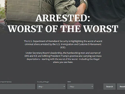 체포 불체자 검색 웹사이트 공개