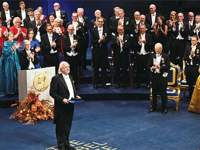 노벨상 시상식 열려… 평화상 마차도 딸이 대신 수상