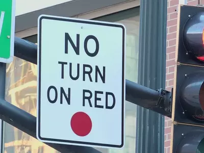 새해부터 적신호 시 우회전 금지 시행