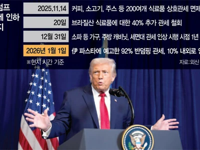 “물가와 상관없다” 더니… 트럼프, 슬그머니 관세 인하