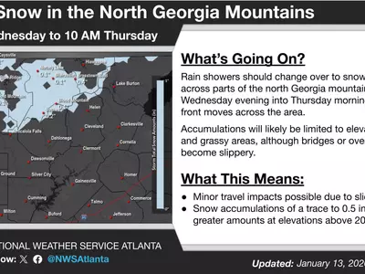 조지아 북부 산간지역  '눈'