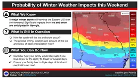 주말 조지아 전역 눈폭풍...주비상센터 대기