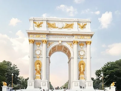 워싱턴 DC에 세계 최대 ‘개선문’ 세운다