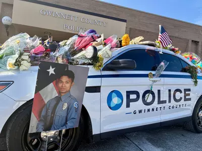 내일 순직 귀넷경관 추모 조기 게양