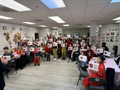 코야드, 중국계 단체와 설 마약예방 캠페인