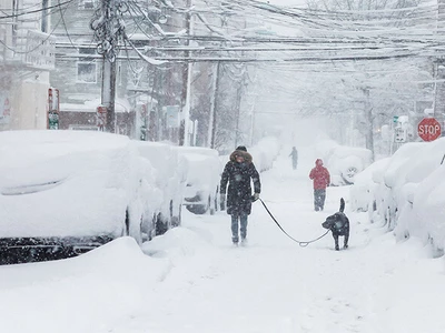 최고 2~3피트 ‘눈폭탄’에 마비… 북동부 휴교·이동금지령