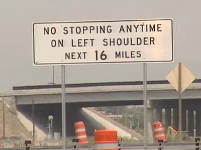 교통단속 시 왼쪽 갓길 정차하면 또 ‘티켓’