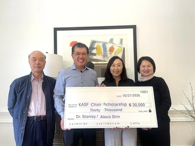 신준호 박사 부부 한미장학재단에 3만 달러 기탁