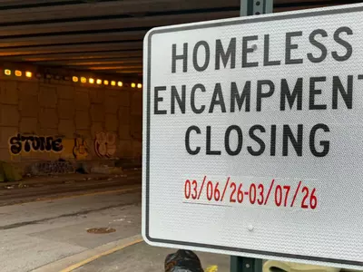 애틀랜타시 노숙자촌 강제 철거 시작