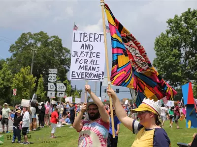 주말 애틀랜타 전역 또 다시 ‘노 킹스’ 시위