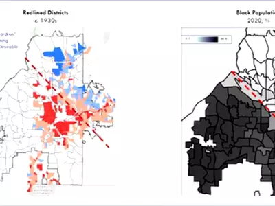 애틀랜타시, 부자 동네·가난한 동네 뚜렷