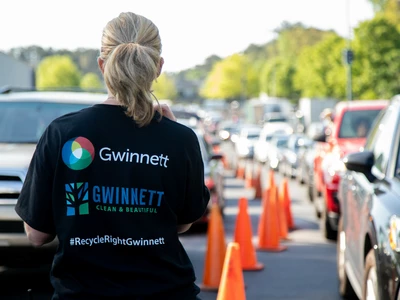 귀넷 '지구의 날' 맞아 재활용품 수거