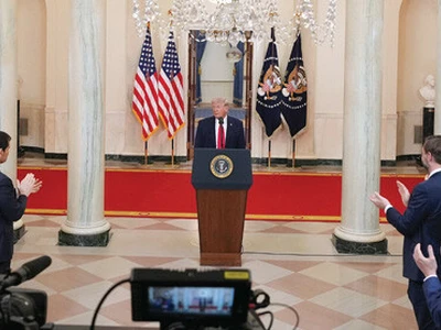 트럼프, 종전 선언 없었다… 이란에 ‘백기투항’ 압박