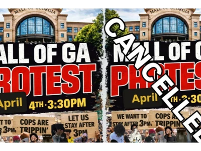 몰오브조지아 주말 시위, 가짜 글 게시 10대 기소