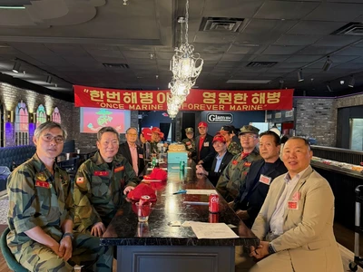 조지아 해병전우회 해병대 창설 기념식