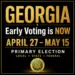 조지아 예비경선 조기투표, 민주당 투표자 더 많아