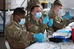 플로리다주 코로나19 백신 접종에 동원된 군 의료진