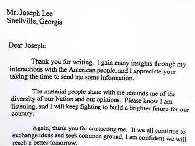 오바마, 조지아 한인에 '감사편지'