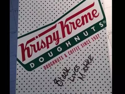 도넛 주문 경찰에 '흑인생명도 중요해' 메모