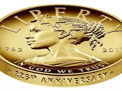 첫 흑인 '자유 여신' 새긴 기념주화 발행