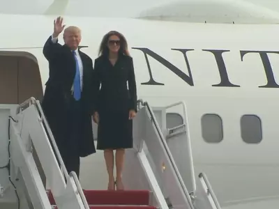 〈사진〉워싱턴 입성...오늘 대통령 취임식