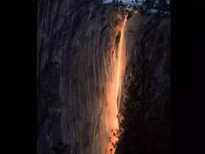 대자연의 신비...요세미티의 용암폭포