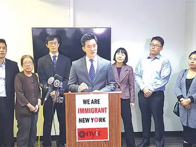 〈사진〉민권센터, 반이민 행정명령 규탄