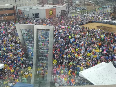 〈사진〉애틀랜타 6만명 '여성의 날' 시위