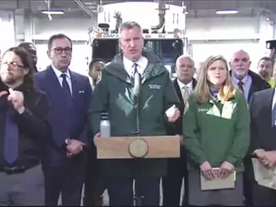 초대형 눈폭풍 상륙·비상사태 선포