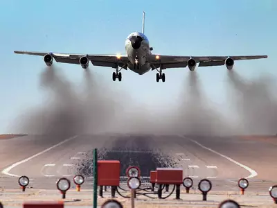 〈사진〉‘북핵 탐지’ 미 특수정찰기 긴급출동