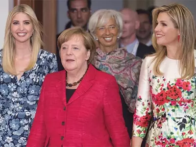 이방카 독일서 연설중 야유 받아