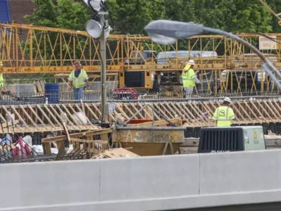 무너진 I-85 교각,오는 26일 이전 개통