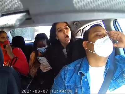 '마스크 착용 요청' 아시아계 우버 운전사에 기침·난동