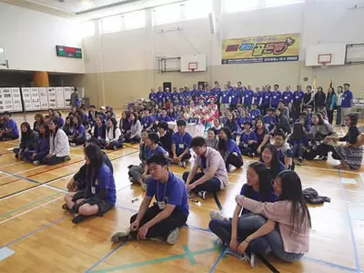 〈사진〉한인고교생들 ‘통일 골든벨 퀴즈’