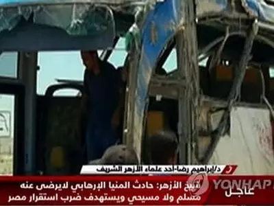 또 기독교도 버스에 무차별 총격...28명 사망