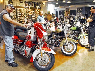 〈사진〉최신 할리 데이비슨 9개 모델 리콜