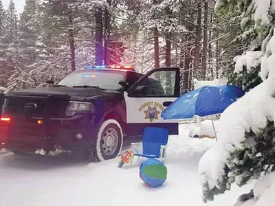 〈사진〉북가주 ‘6월의 폭설’