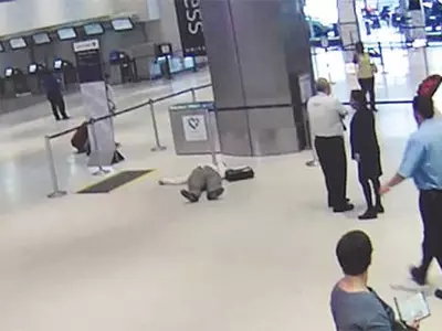 70대 승객 내동댕이 치고…항공유 줄줄 새고