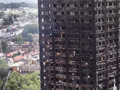 런던 화재 사망자 계속 늘어