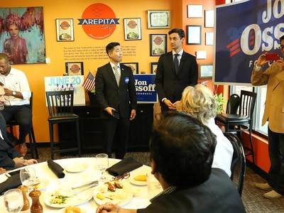 존 오소프 "공포 및 분열정치에 맞설 것"