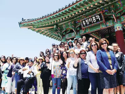 〈사진〉미국 교사들 한국문화 체험