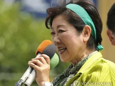 일본선거 이변 '고이케 돌풍'...아베 참패