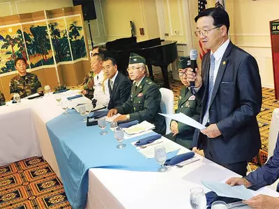 〈사진〉애국지사 박용만 탄신 136주년 기념식